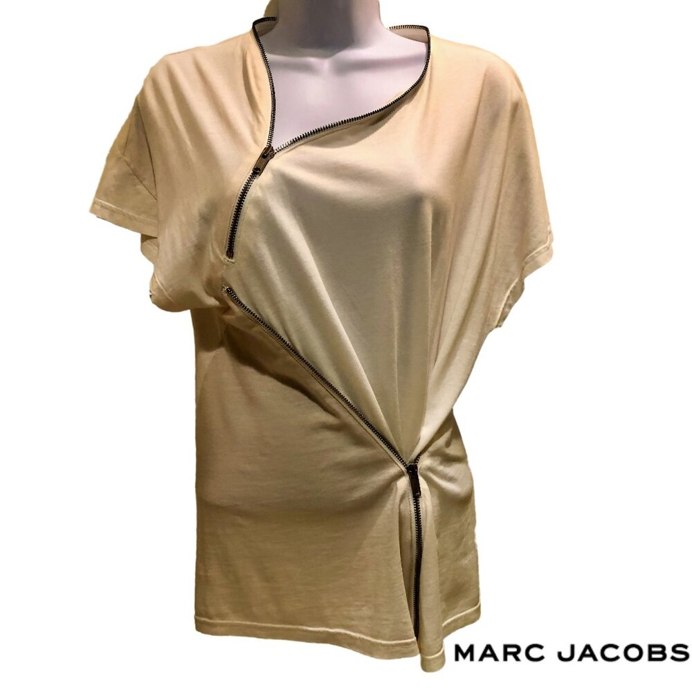 Marc Jacobs Asymmetrical Zip Top, XS, EUC